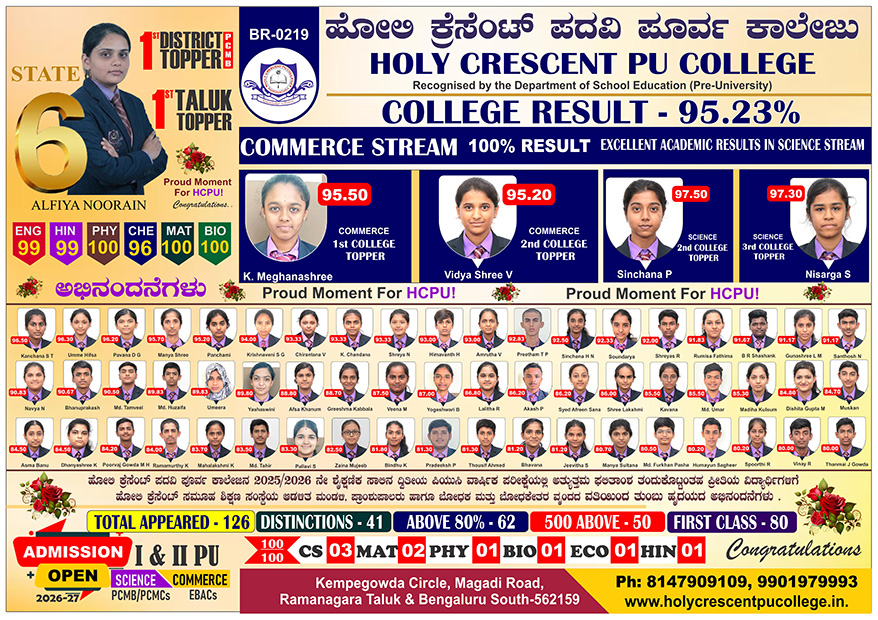 PU Results Banner